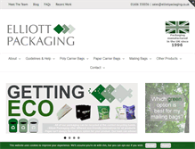 Tablet Screenshot of elliottpackaging.co.uk